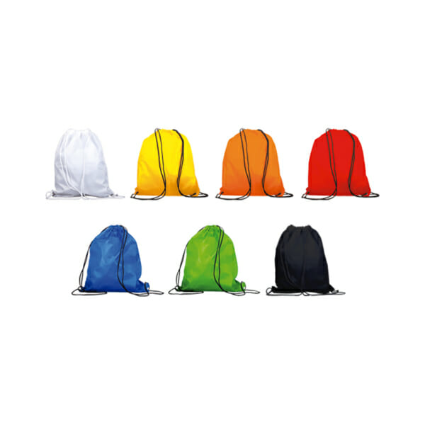 Gymbag med snøring med trykk i polyester | Handlenett | SKG - Spesialister innen profilert emballasje