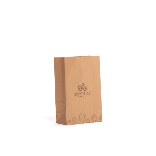 SOS-papirpose med firkantet bunn og trykk | Papirposer | SKG - Spesialister innen profilert emballasje
