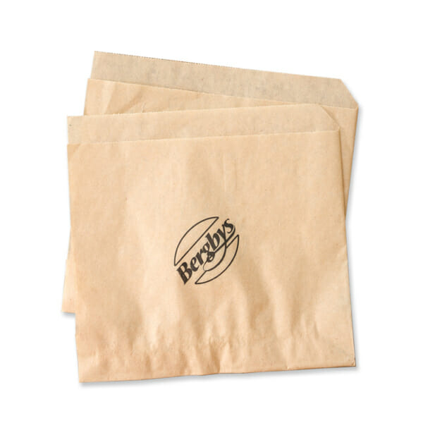 Hamburgerlommer i papir med trykk | Take Away | SKG - Spesialister innen profilert emballasje | Take