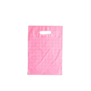 Plastposer rosa med sirkler 25x35 cm | Uten trykk | SKG - Spesialister innen profilert emballasje