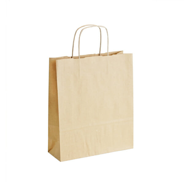 Papirpose uten logo i brun kraft | Nettbutikk | Kort levering på 2-3 dager fra lager | SKG - Spesialister innen profilert emballasje