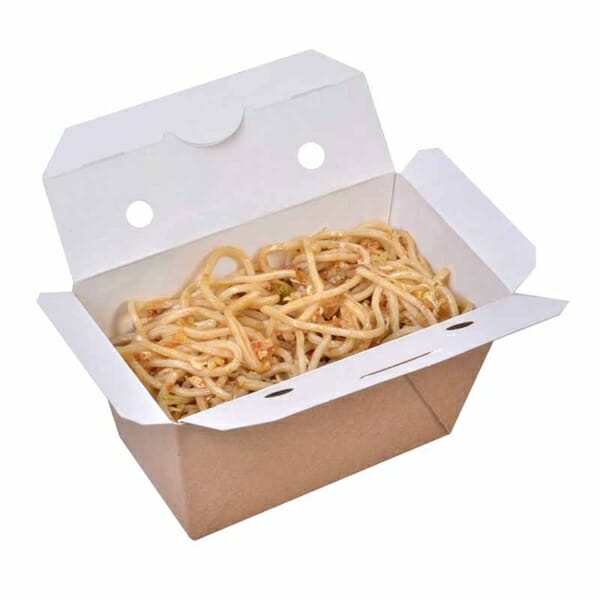 Asia og pasta eske med logo | Take Away | SKG - Spsialister innen profilert emballasje