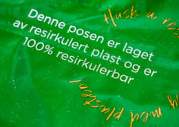 Plastposer med trykk resikulert | Poser | SKG - Spesialister innen profilert emballasje