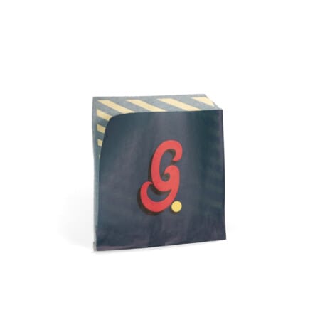 Hamburgerlomme med logo | Matemballasje | SKG - Spesialister innen profilert emballasje