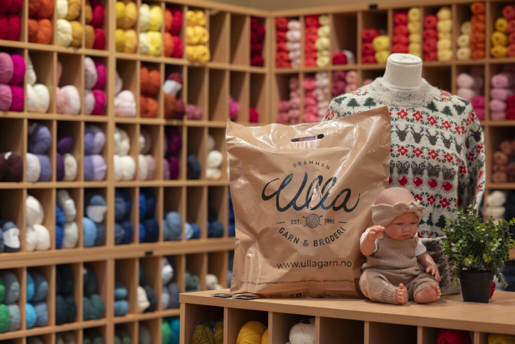 Plastposer med logo til garn | Inspirasjon | SKG - Spesialister innen profilert emballasje