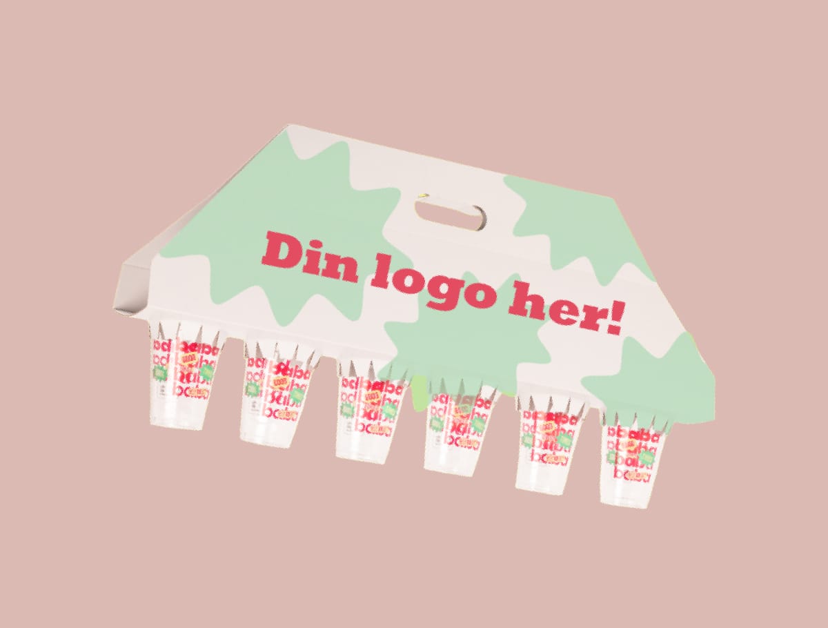 Koppholder til plastkopper med trykk | Kopper og begre | SKG -spesialister innen profilert emballasje